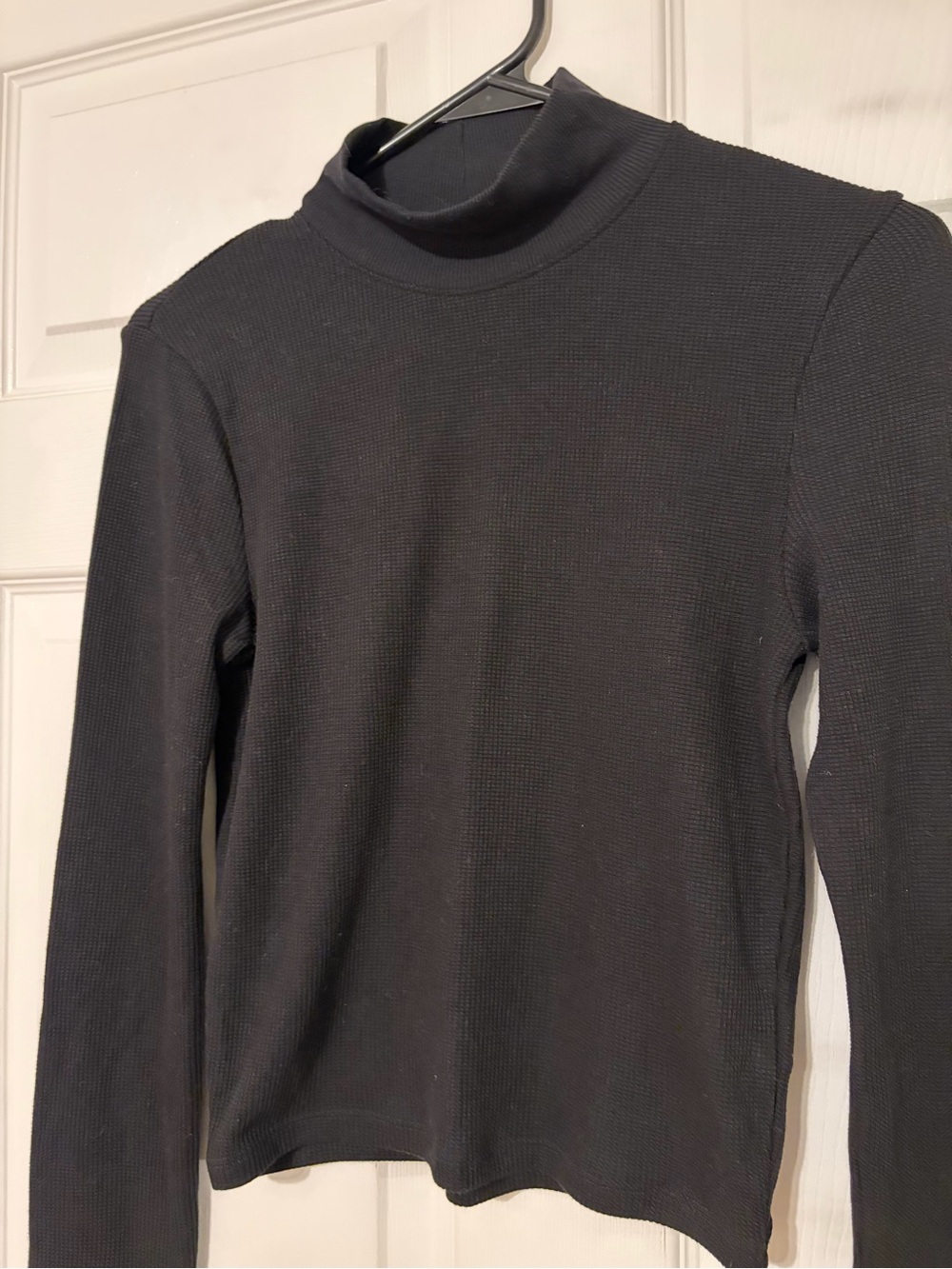 Turtleneck Ribbed Top - Picture 2 of 5